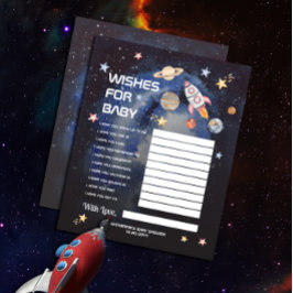 宇宙ロケット惑星赤ちゃんシャワーがベビーを願う