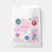 宇宙ロケット惑星達ガール誕生日 フェイバーバッグ (正面)