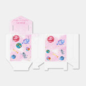 宇宙ロケット惑星達ガール誕生日 フェイバーボックス (折り畳みなし)