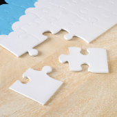 宇宙ロケット打ち上げ名前をカスタムする ジグソーパズル (側面)