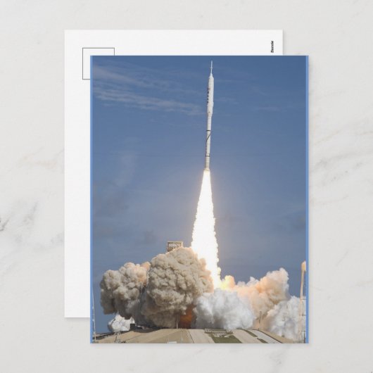 宇宙ロケット打ち上げ爆破 シーズンポストカード (正面/裏面)