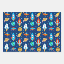 宇宙ロケット星が惑星ブルーを彗星