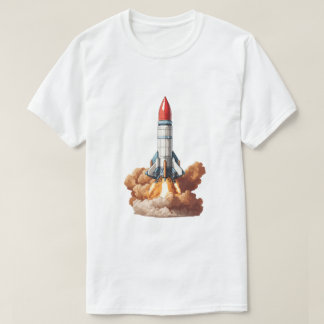 宇宙ロケット発射 Tシャツ