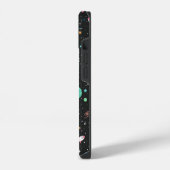 宇宙ロケット船と惑星 iPhoneケース (左側面)