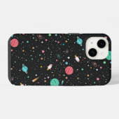 宇宙ロケット船と惑星 iPhoneケース (裏面横)