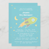 宇宙ロケット船サイボルグブルー招待状 招待状 (正面/裏面)