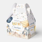 宇宙ロケット船宇宙誕生日会 フェイバーボックス (裏面サイド)