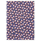 宇宙ロケット船誕生日パーティー テーブルクロス (正面)