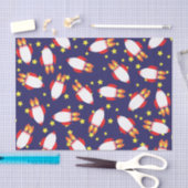 宇宙ロケット船誕生日パーティー 薄葉紙 (クラフト)