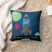 宇宙ロケット船 クッション (ブランケット)