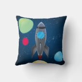 宇宙ロケット船 クッション (裏面)