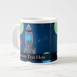 宇宙ロケット船 ジャンボコーヒーマグカップ