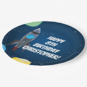 宇宙ロケット船 ペーパープレート (アングル)