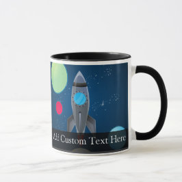 宇宙ロケット船 マグカップ