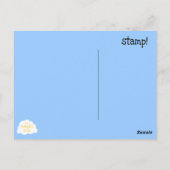 宇宙ロケット – はがき (裏面)