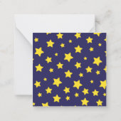 宇宙ロケット ギフト同封カード ノートカード (裏面)