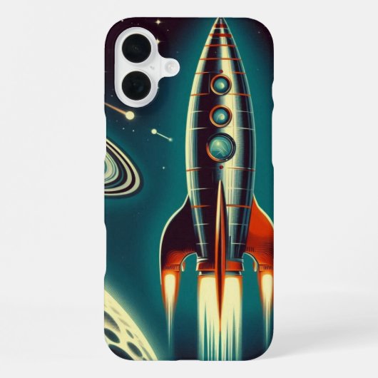 宇宙ロケット iPhoneケース (裏面)