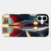 宇宙ロケット  iPhoneケース (裏面横)