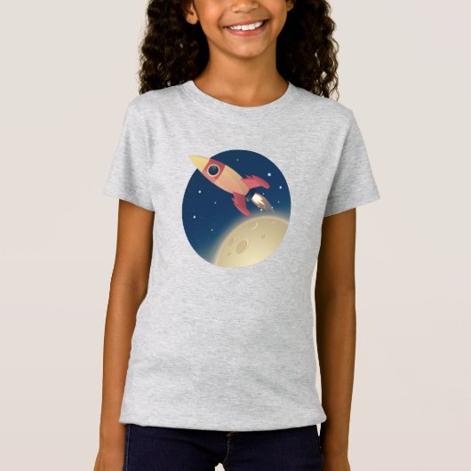 宇宙ロケット Tシャツ (正面)