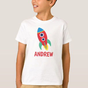 宇宙ロケパーソナライズされたットTシャツ Tシャツ