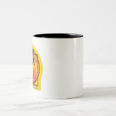 宇宙ロゴの取得 ツートーンマグカップ (中央)