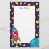 宇宙ロッパーソナライズされたク文具 (正面)