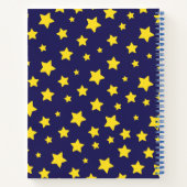 宇宙ロッパーソナライズされたトスパイラルノート ノートブック (裏面)