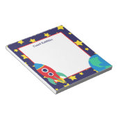 宇宙ロッパーソナライズされたトメモ帳 ノートパッド (アングル)