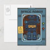 宇宙ロボット箱玩具 ポストカード (正面/裏面)
