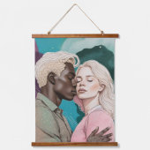 宇宙ロマンス 吊り下げ型タペストリー (正面)