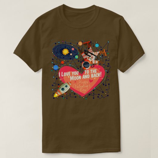 宇宙ロマンス Tシャツ (デザイン正面)