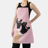 宇宙ローカッコいいラースケート選手ダービースケーターの贈り物 エプロン (インサイチュ)