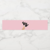 宇宙ローカッコいいラースケート選手ダービースケーターの贈り物 ペットボトルラベル (シングルラベル)