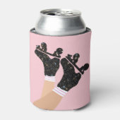 宇宙ローカッコいいラースケート選手ダービースケーターの贈り物 缶クーラー (缶正面)