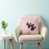 宇宙ローカッコいいラースケートDERBYスケーターピンク クッション (椅子)