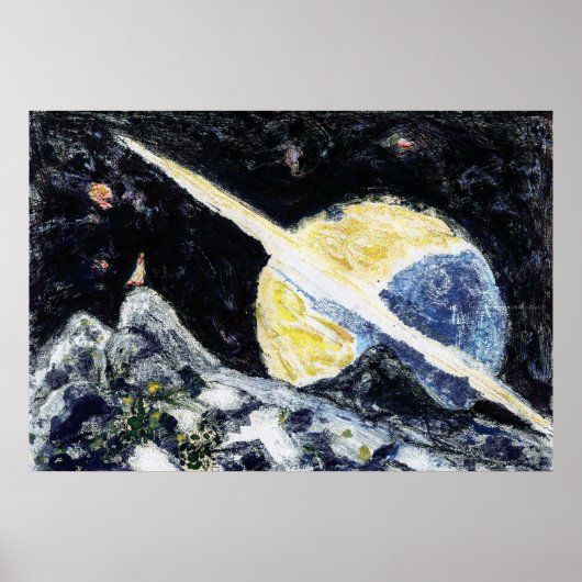 宇宙ワンダラーアートプリント ポスター (正面)