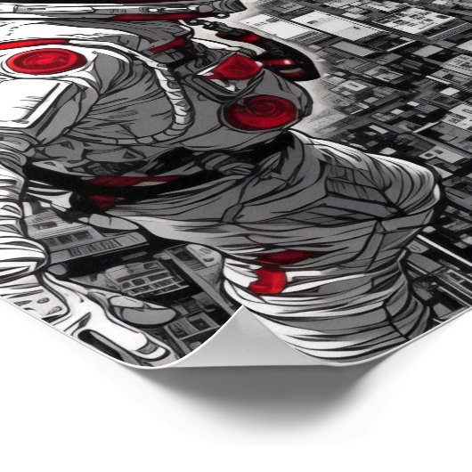 宇宙ワールドエアリアルショット – 大友昌平スタイルポスト ポスター (角)