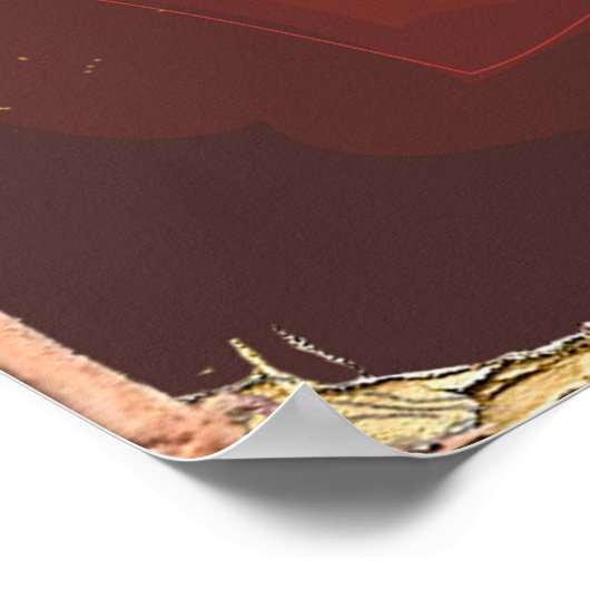 宇宙ヴィンテージSFポスターの見学 ポスター (角)