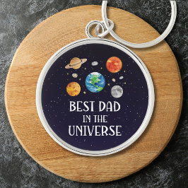宇宙一の父 楽しい名言 父の日 キーホルダー