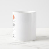 宇宙一の父 楽しい名言 父の日 ギフト ジャンボコーヒーマグカップ (正面)