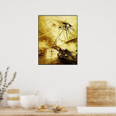 宇宙三脚の戦争 – 火星の侵略ポスター ポスター (キッチン)