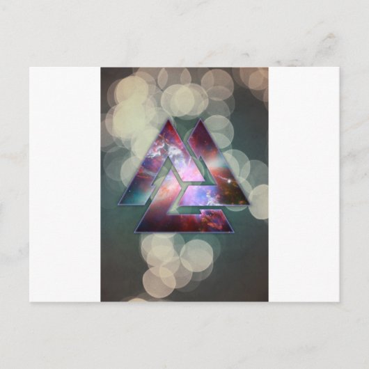 宇宙三重ノット ポストカード (正面)