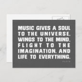 宇宙与えに魂を注ぐ ポストカード (正面/裏面)