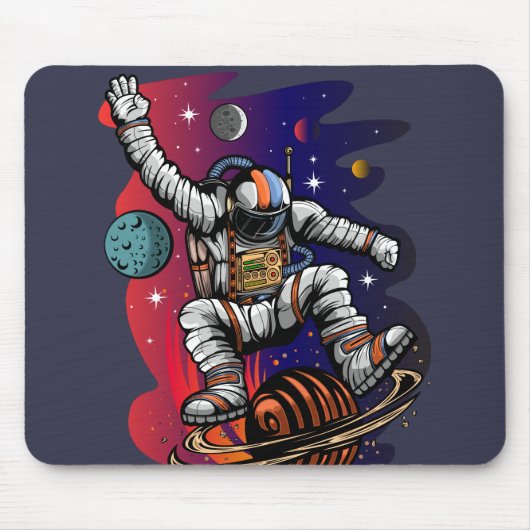 宇宙乗車 マウスパッド (正面)
