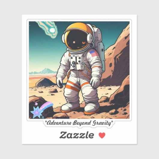 宇宙予測できな旅行 シール (シート)