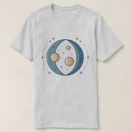 宇宙二重性における惑星間整列 Tシャツ