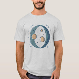 宇宙二重性における惑星間整列 Tシャツ