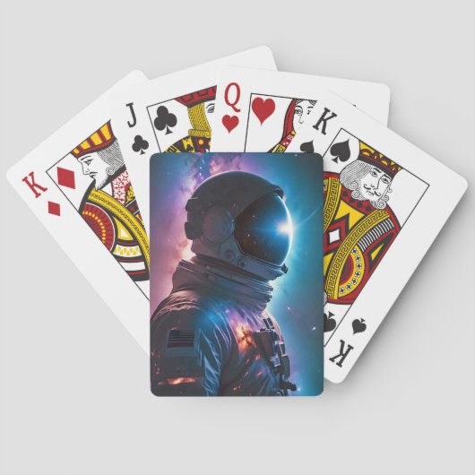 宇宙二重露出宇宙インフィニティユニバースアート トランプ (裏面)