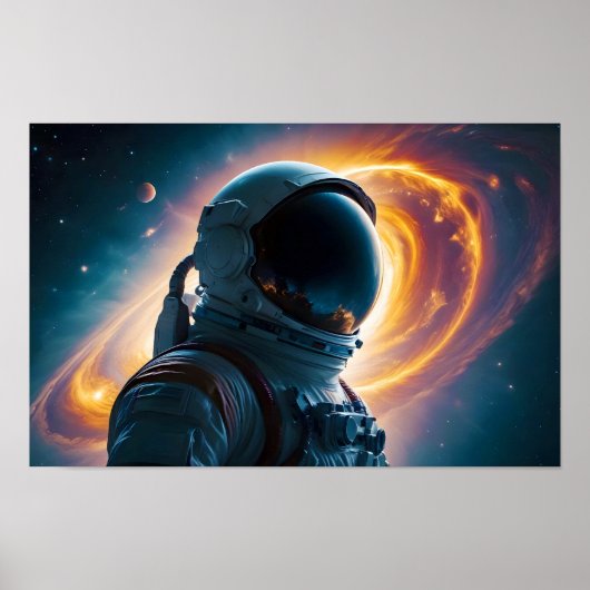宇宙二重露出宇宙インフィニティユニバースアート ポスター (正面)