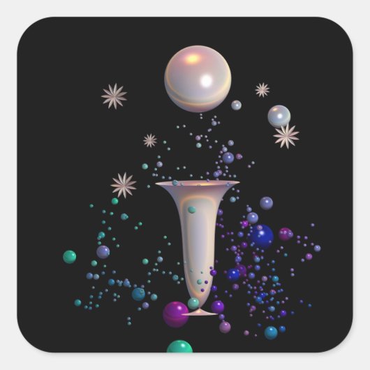 宇宙交響曲 スクエアシール (正面)